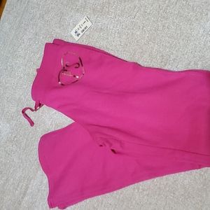 Hot pink sweat pants